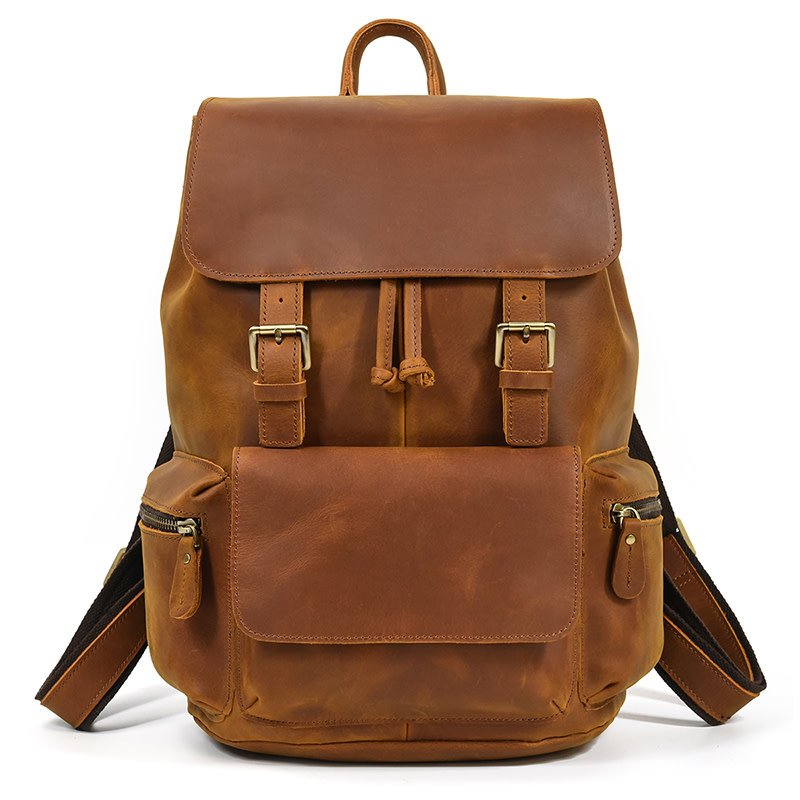 Christian Backpack Genuine Leather