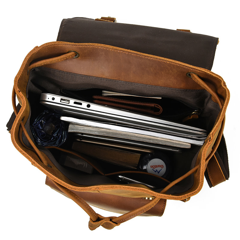 Christian Backpack Genuine Leather