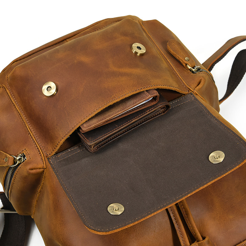 Christian Backpack Genuine Leather