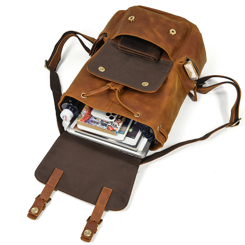 Christian Backpack Genuine Leather