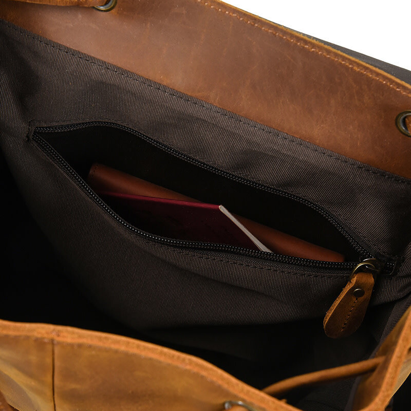 Christian Backpack Genuine Leather