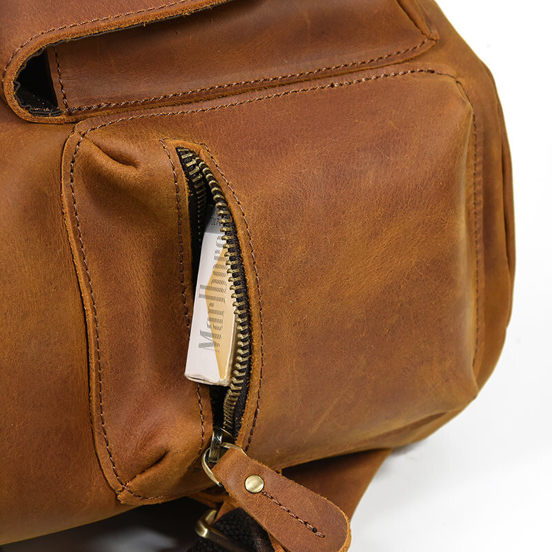 Christian Backpack Genuine Leather