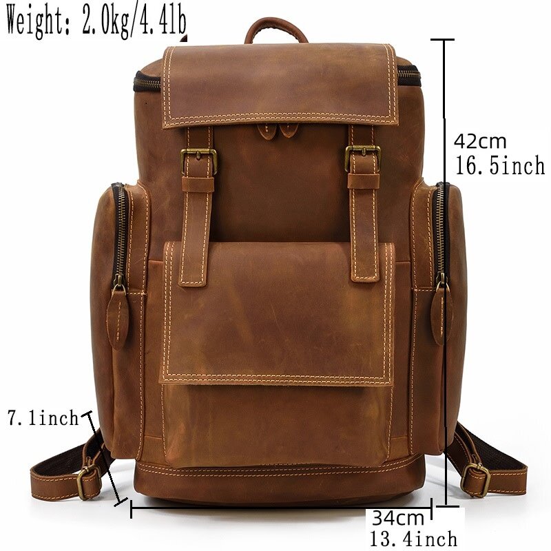Ezekiel Backpack Genuine Leather