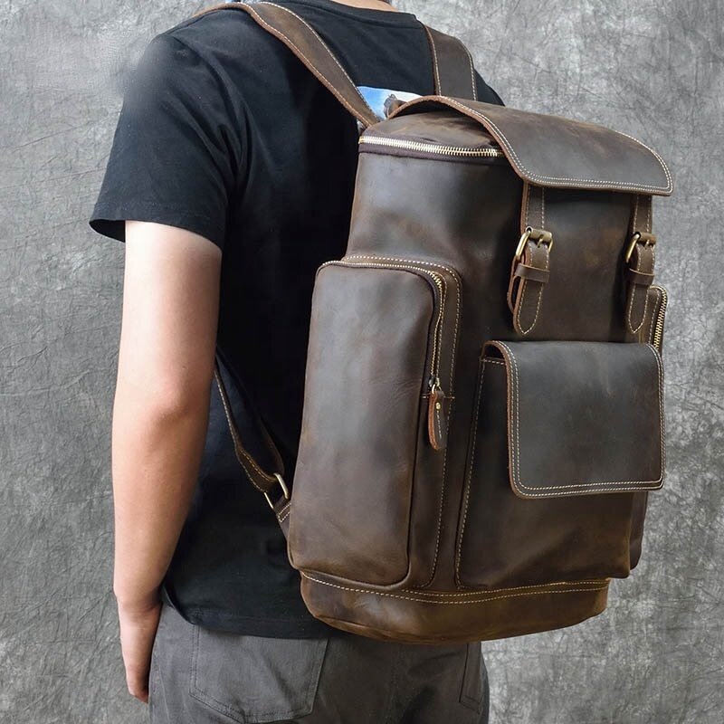 Colton Backpack Genuine Leather