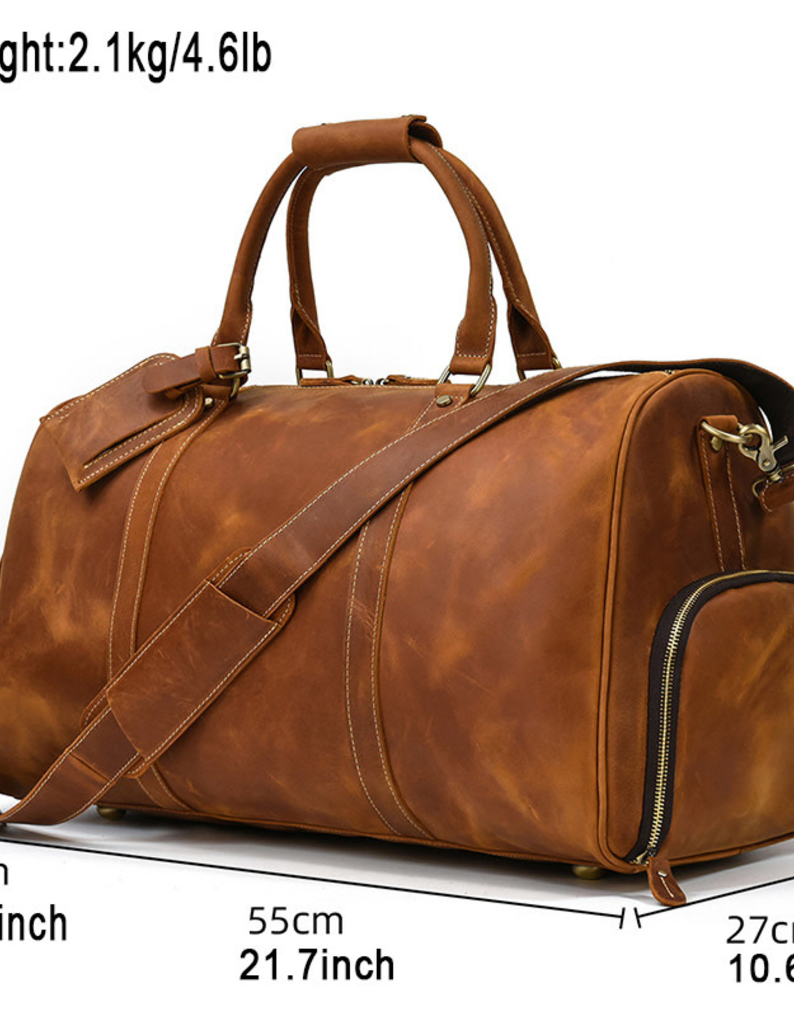Luca Travel Luggage Bag Genuine Leather