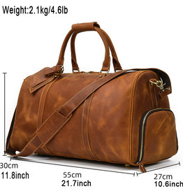 Luca Travel Luggage Bag Genuine Leather