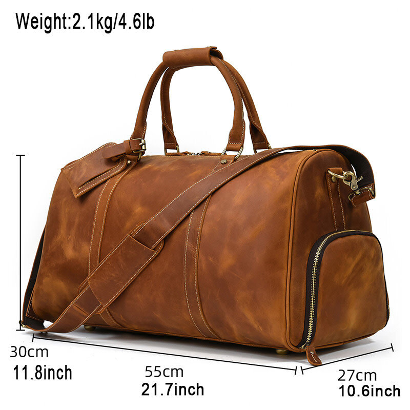 Luca Travel Luggage Bag Genuine Leather
