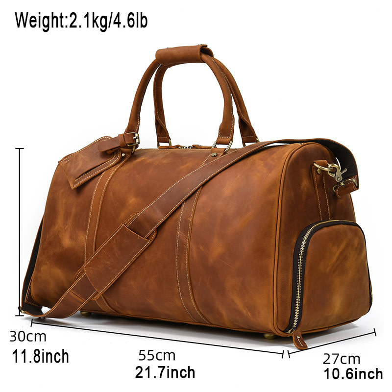 Luca Travel Luggage Bag Genuine Leather
