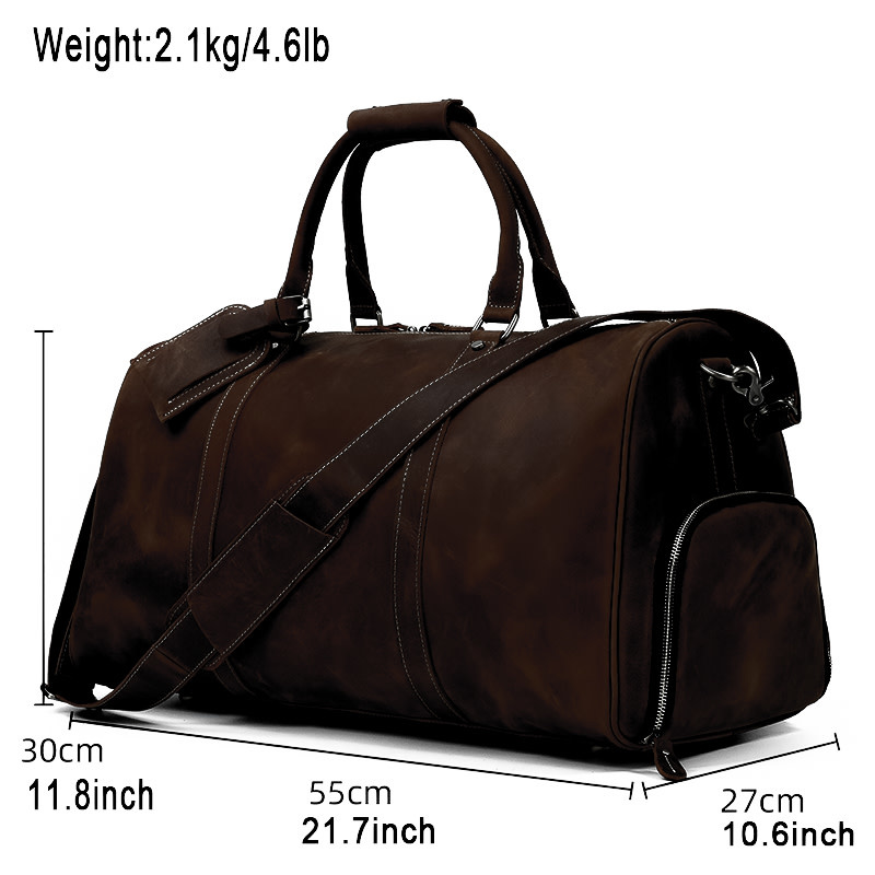 Landon Travel Luggage Bag Genuine Leather
