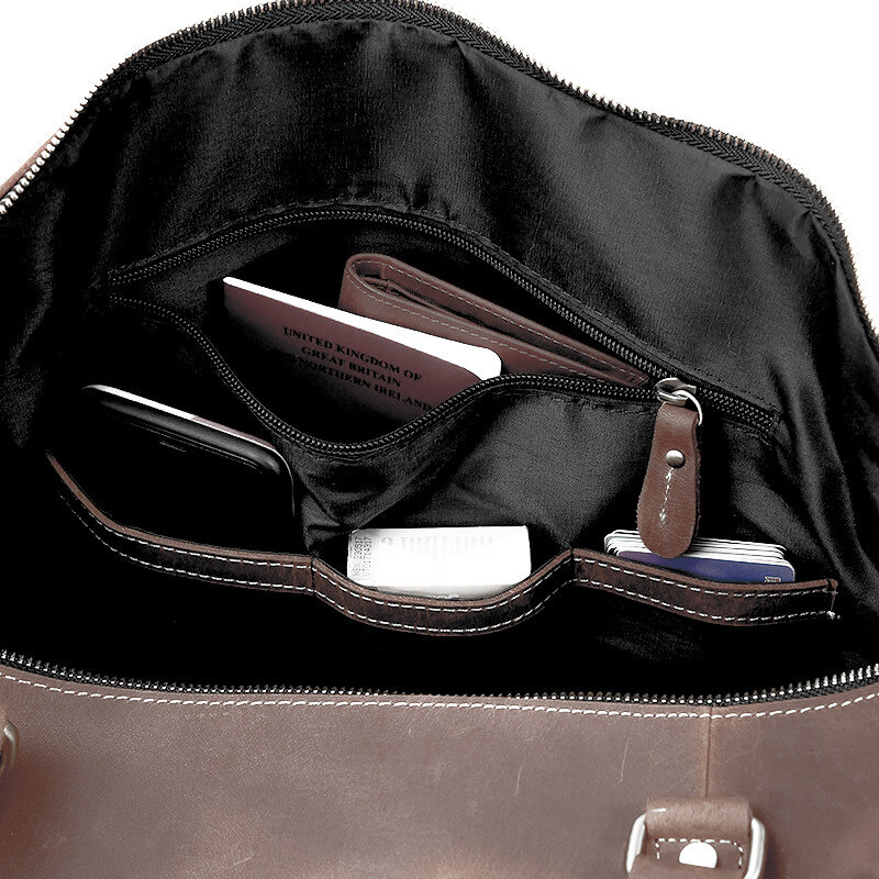 Landon Travel Luggage Bag Genuine Leather