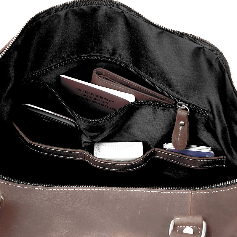 Landon Travel Luggage Bag Genuine Leather