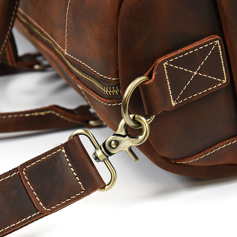 Hunter Travel Luggage Bag Genuine Leather