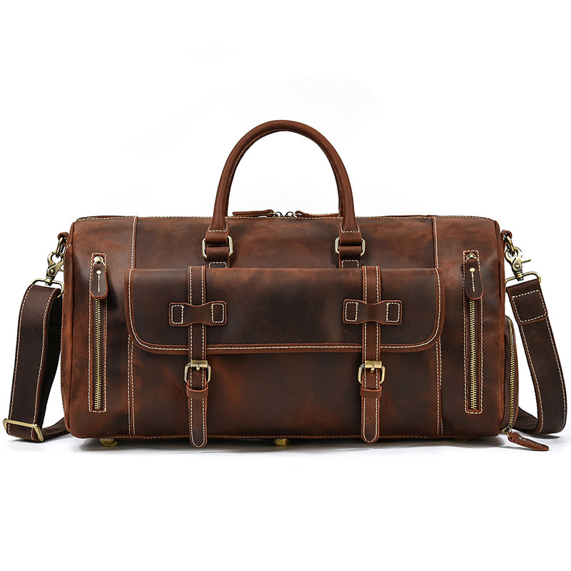 Hunter Travel Luggage Bag Genuine Leather