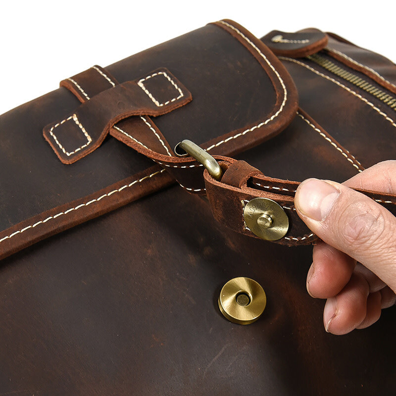 Hunter Travel Luggage Bag Genuine Leather