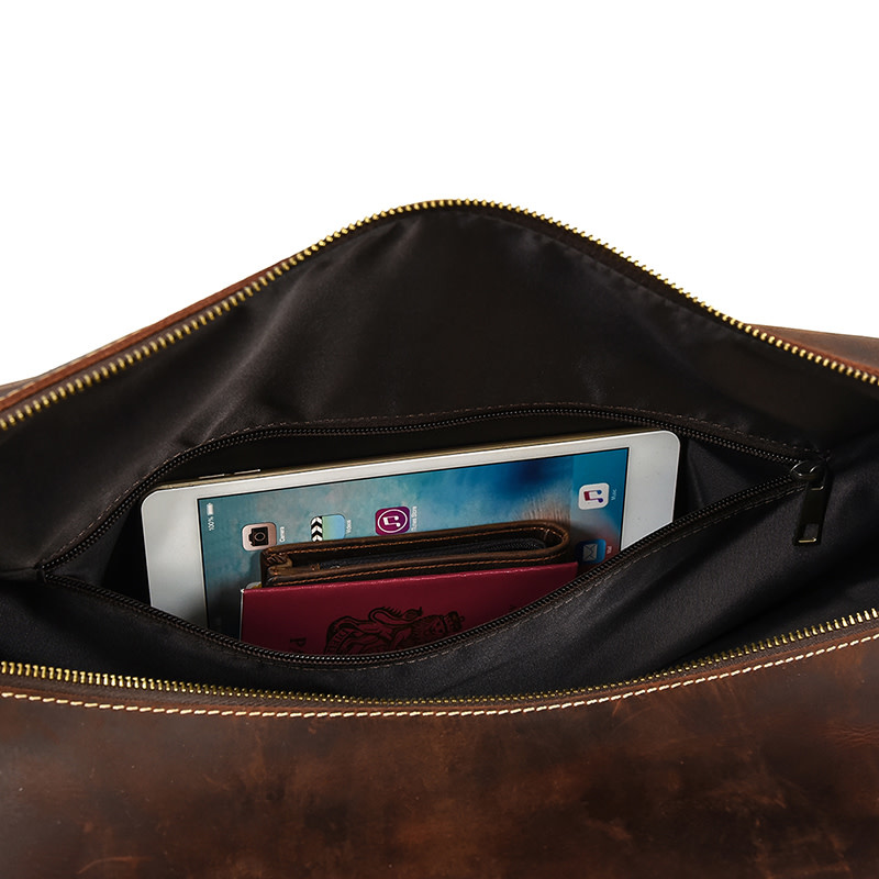 Hunter Travel Luggage Bag Genuine Leather