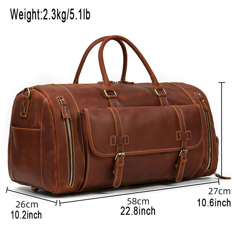 Jordan Travel Luggage Bag Genuine Leather - Zuha Trend Jordan Travel Luggage Bag Genuine Leather - Zuha Trend