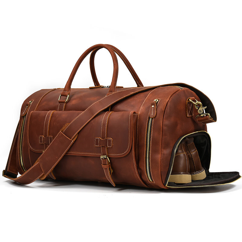 Santiago Travel Luggage Bag Genuine Leather