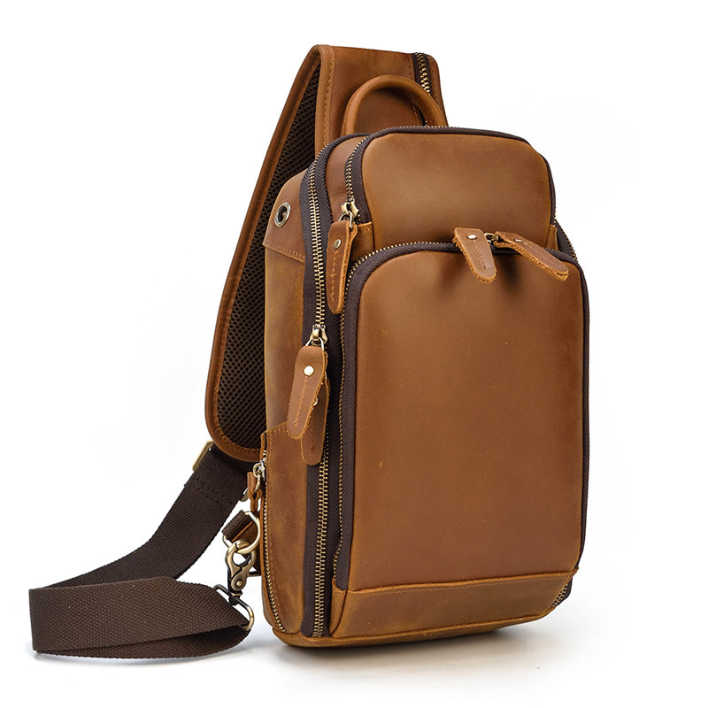Easton Chest Bag Genuine Leather