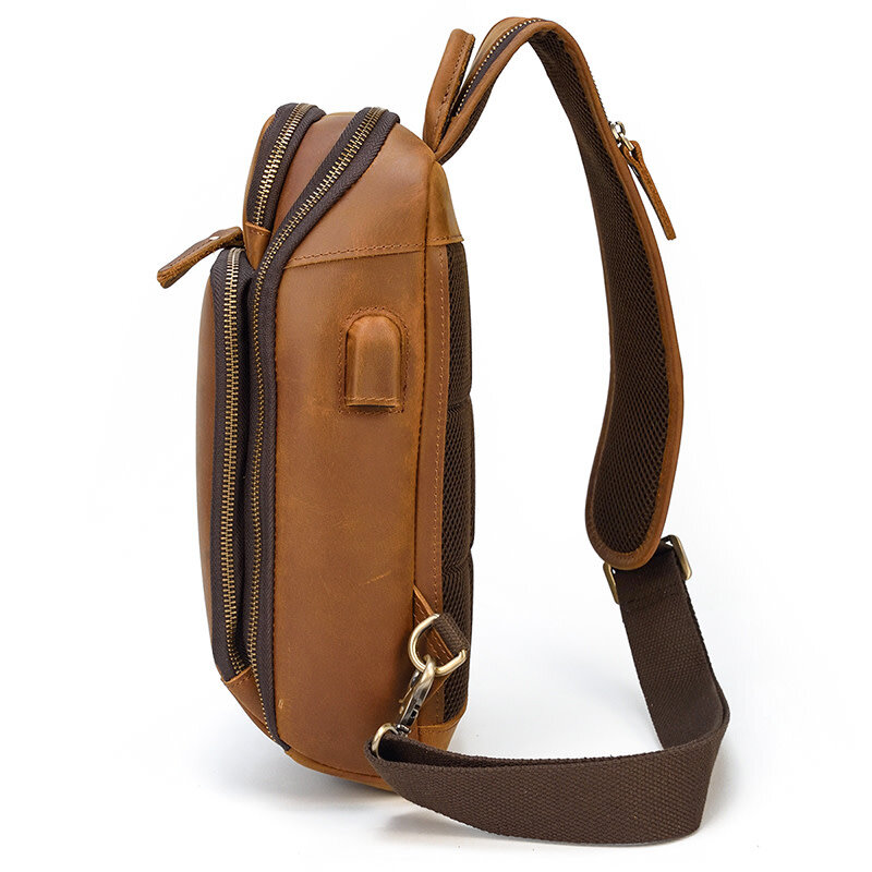 Easton Chest Bag Genuine Leather