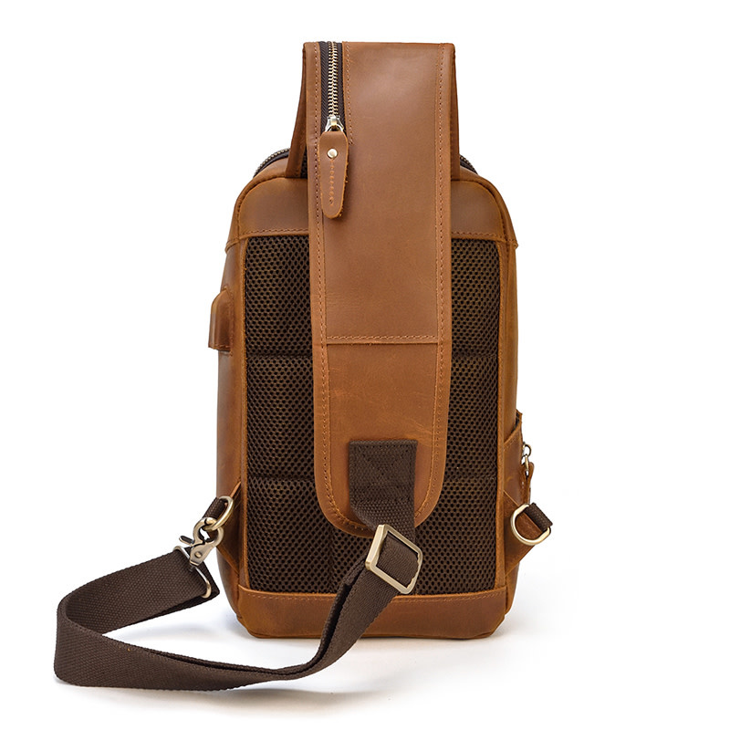 Easton Chest Bag Genuine Leather