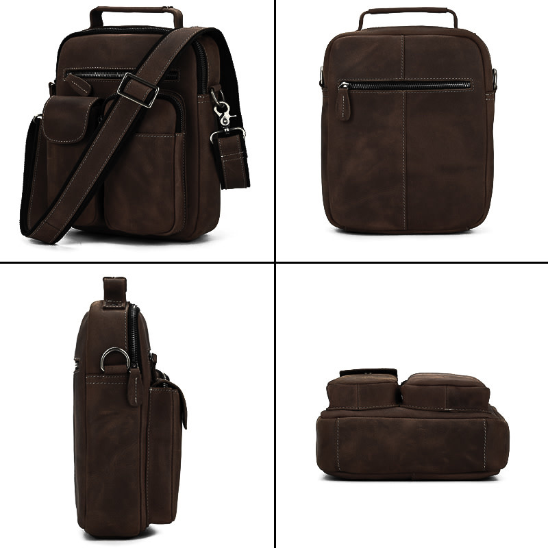 Cooper Shoulder Strap Bag Genuine Leather