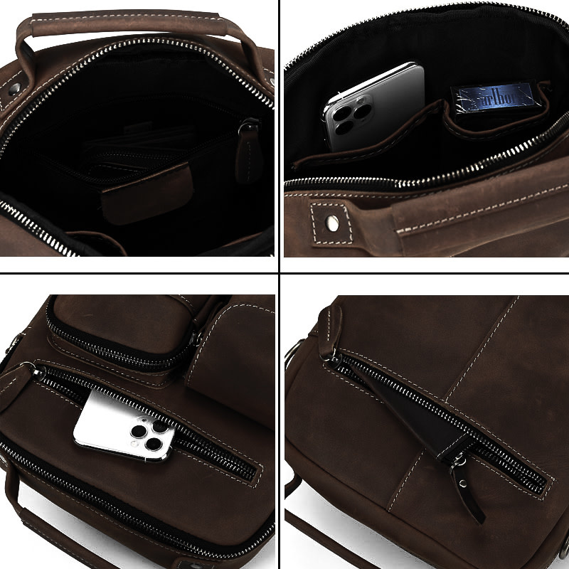 Cooper Shoulder Strap Bag Genuine Leather