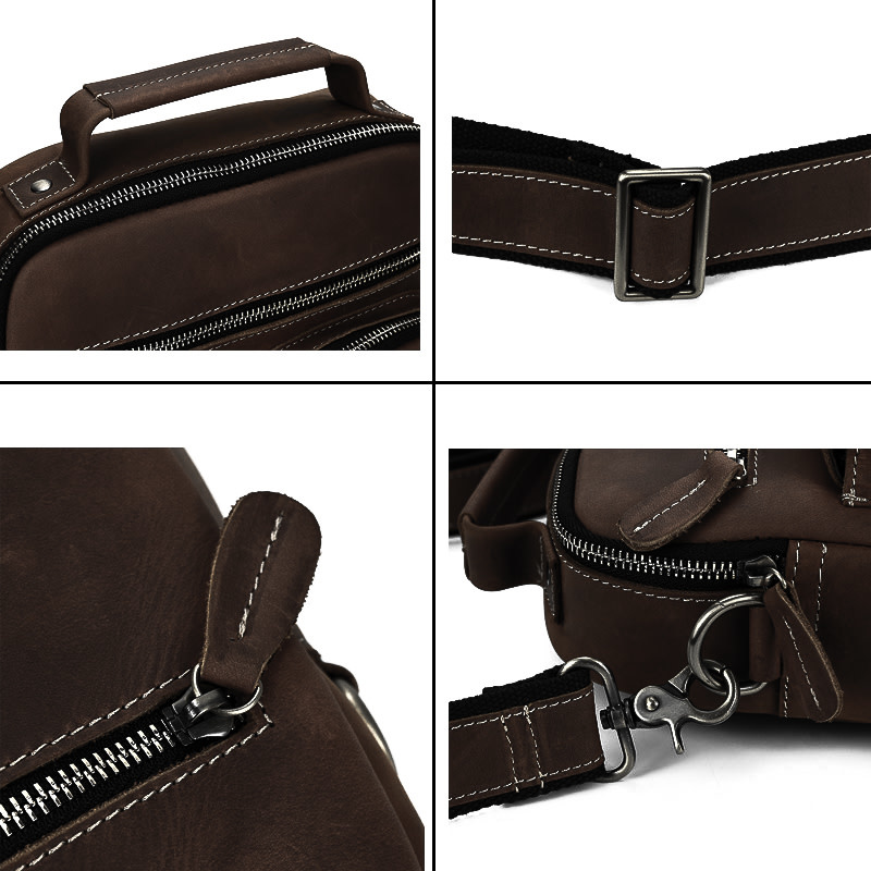 Cooper Shoulder Strap Bag Genuine Leather