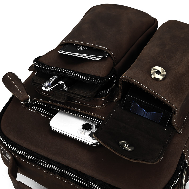 Cooper Shoulder Strap Bag Genuine Leather