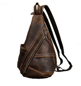 Angel Chest Strap Bag Genuine Leather