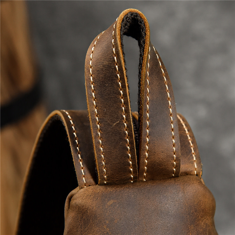 Angel Chest Strap Bag Genuine Leather