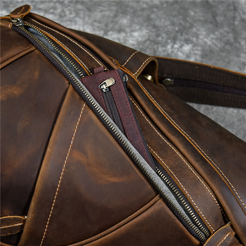 Angel Chest Strap Bag Genuine Leather