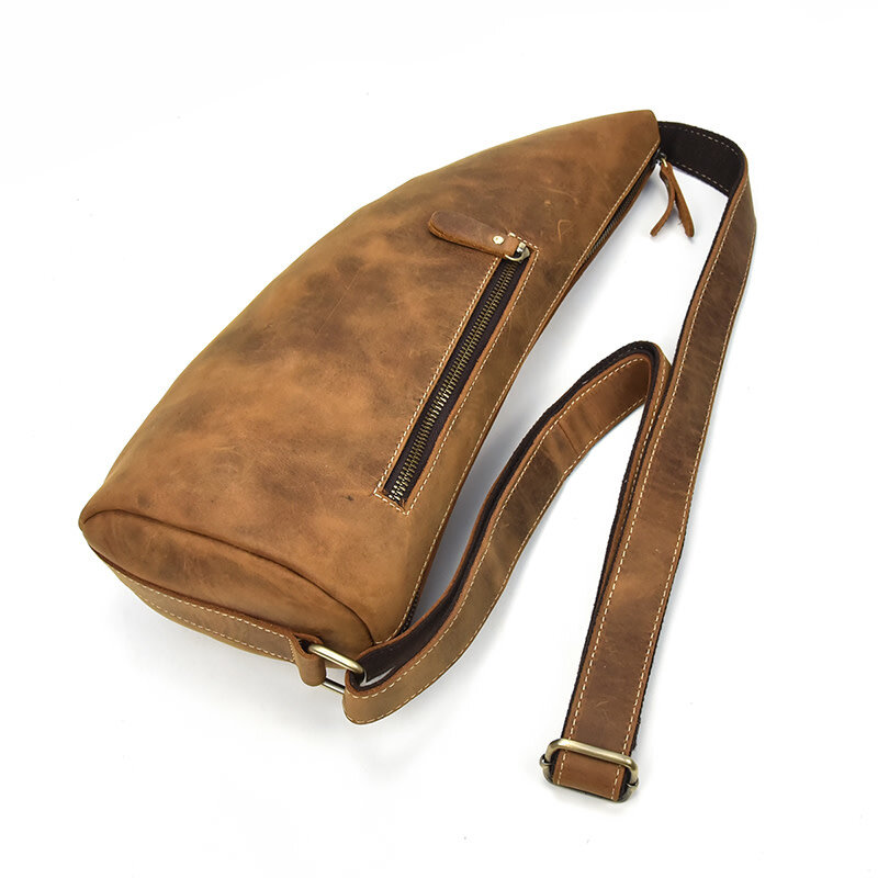 Roman Chest Strap Bag Genuine Leather