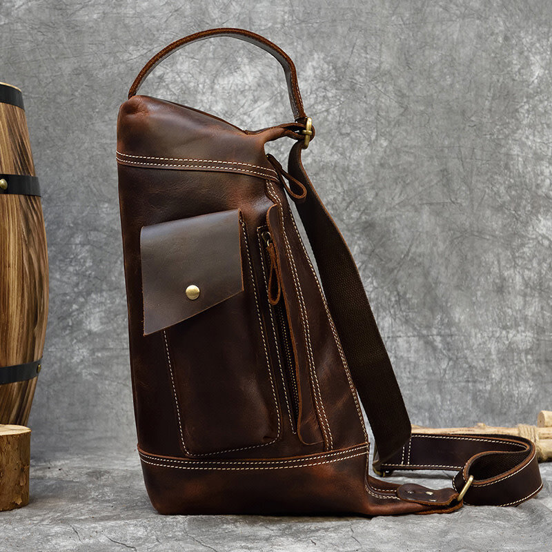 Connor Chest Strap Bag Genuine Leather