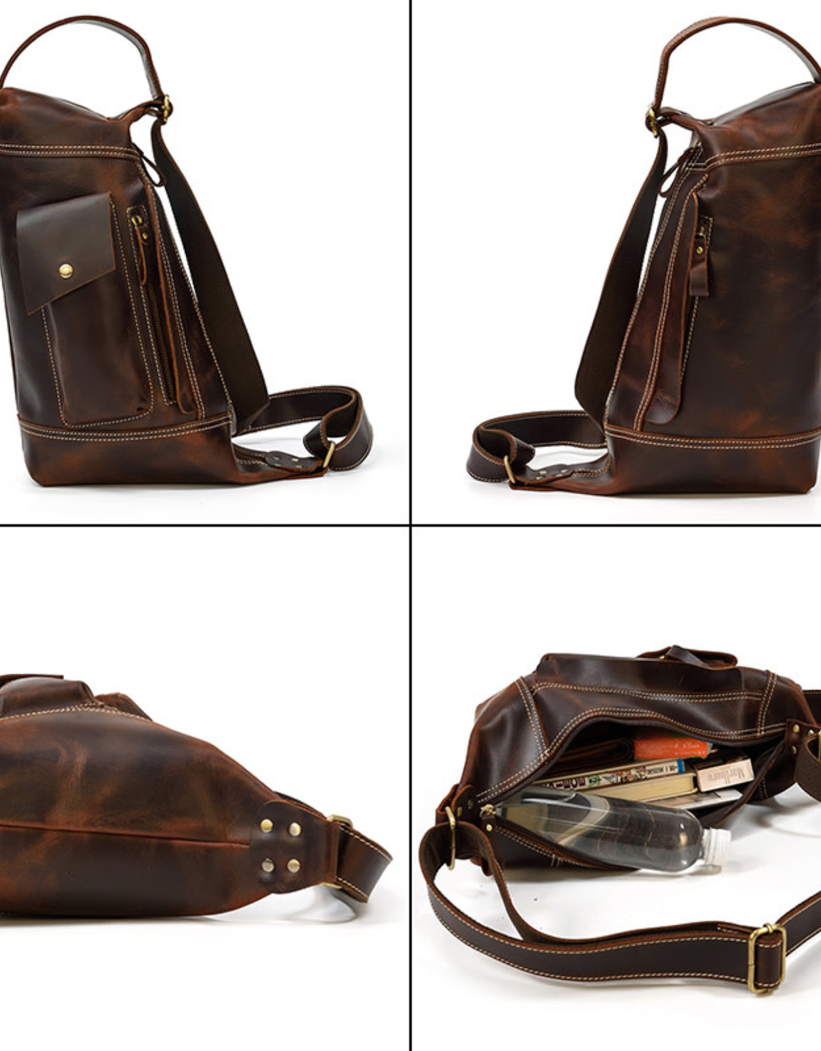 Connor Chest Strap Bag Genuine Leather