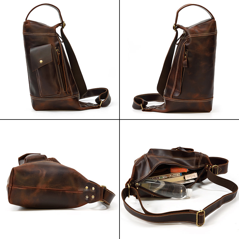 Connor Chest Strap Bag Genuine Leather