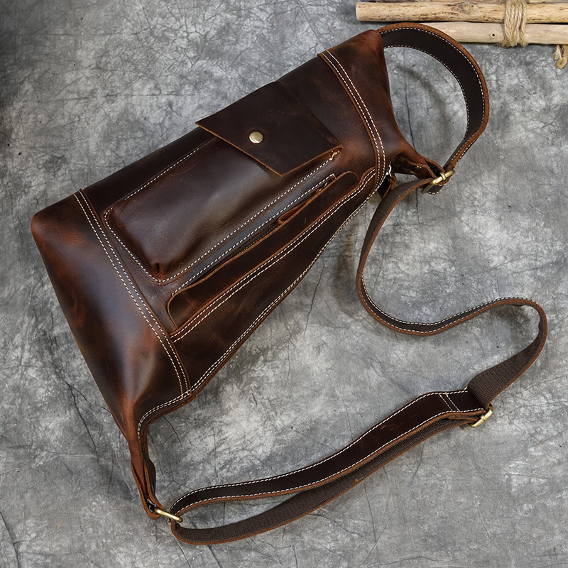 Connor Chest Strap Bag Genuine Leather