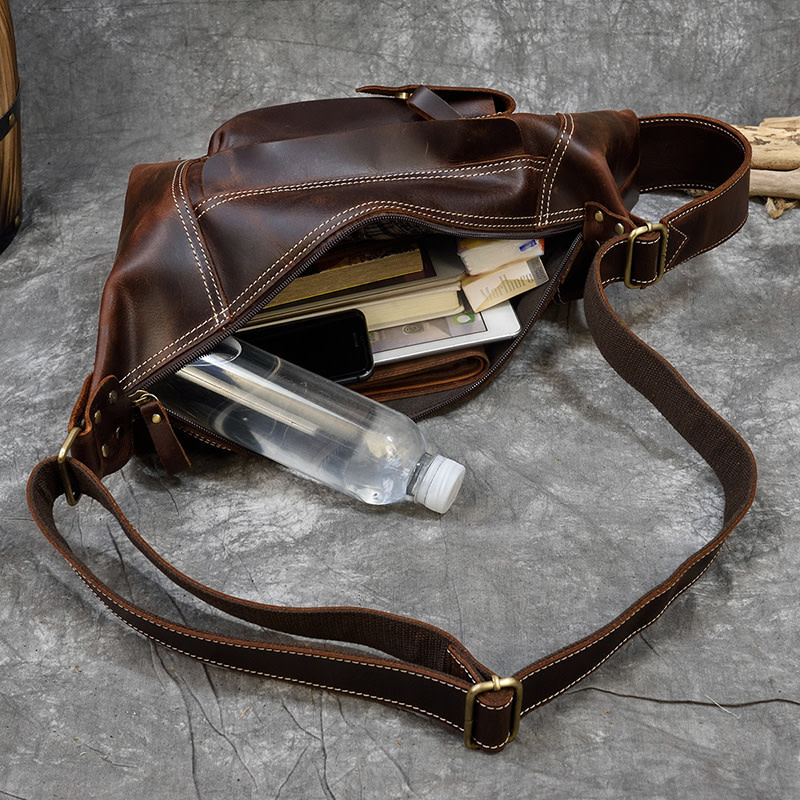 Connor Chest Strap Bag Genuine Leather