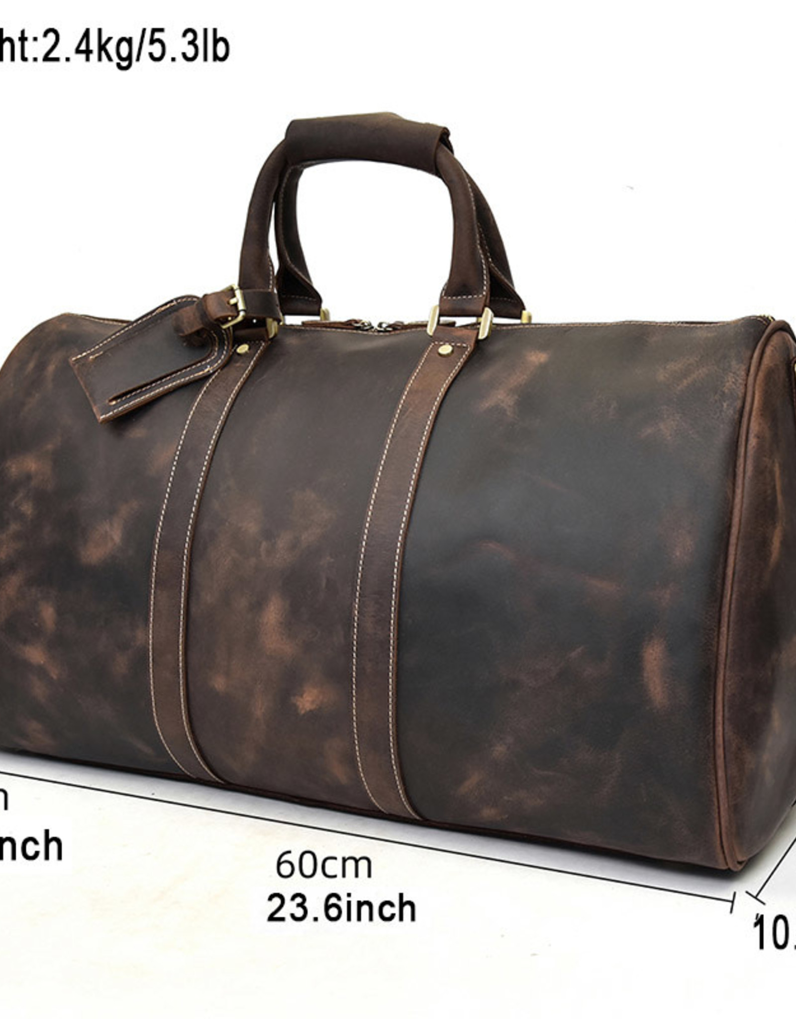 Greyson Travel Luggage Bag Genuine Leather