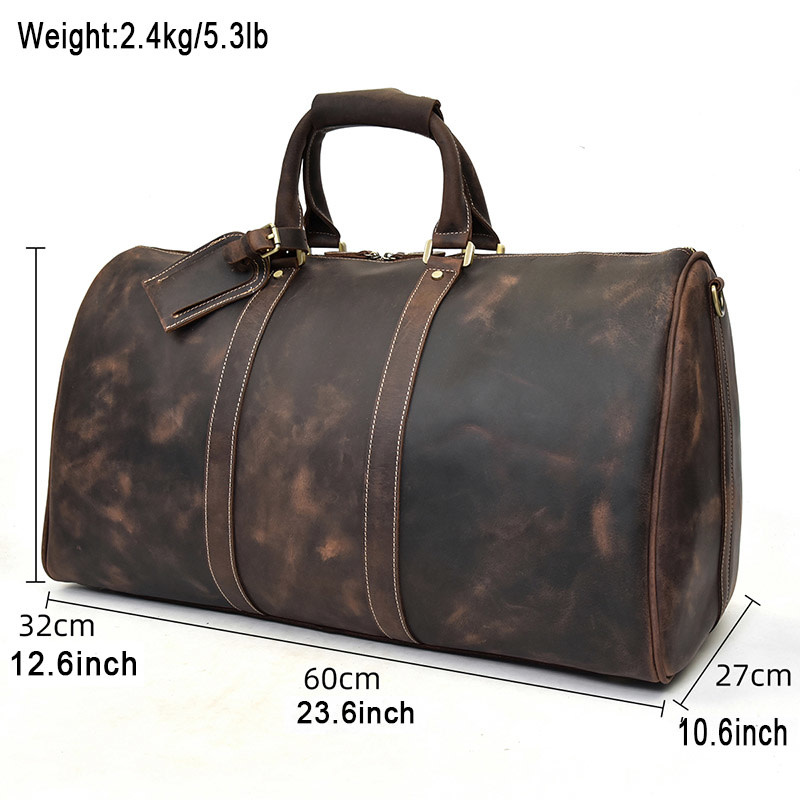 Greyson Travel Luggage Bag Genuine Leather