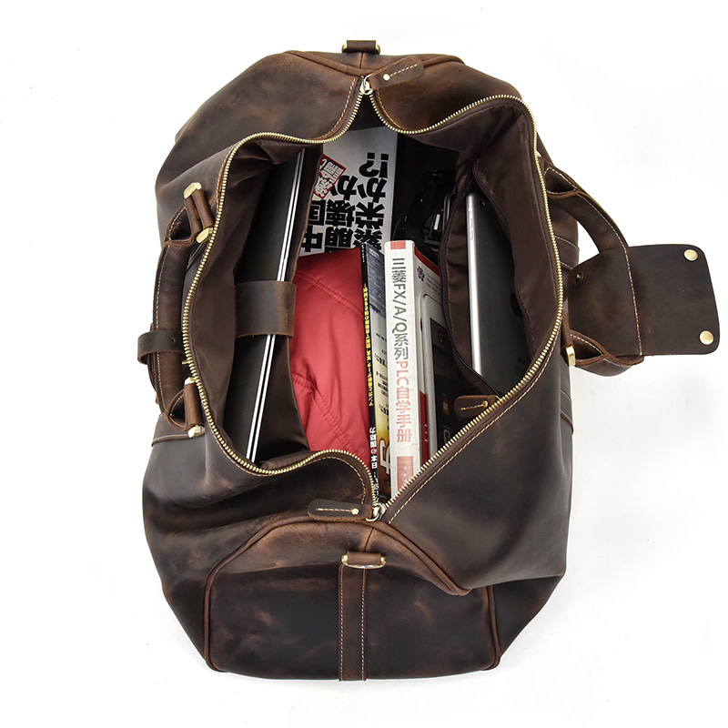 Greyson Travel Luggage Bag Genuine Leather