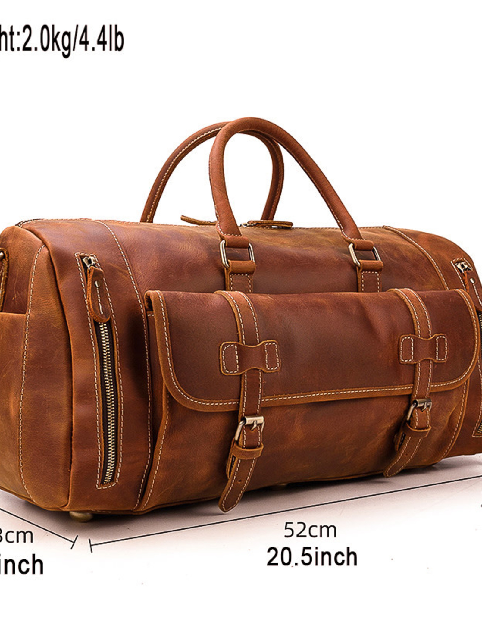 Ian Travel Luggage Bag Genuine Leather