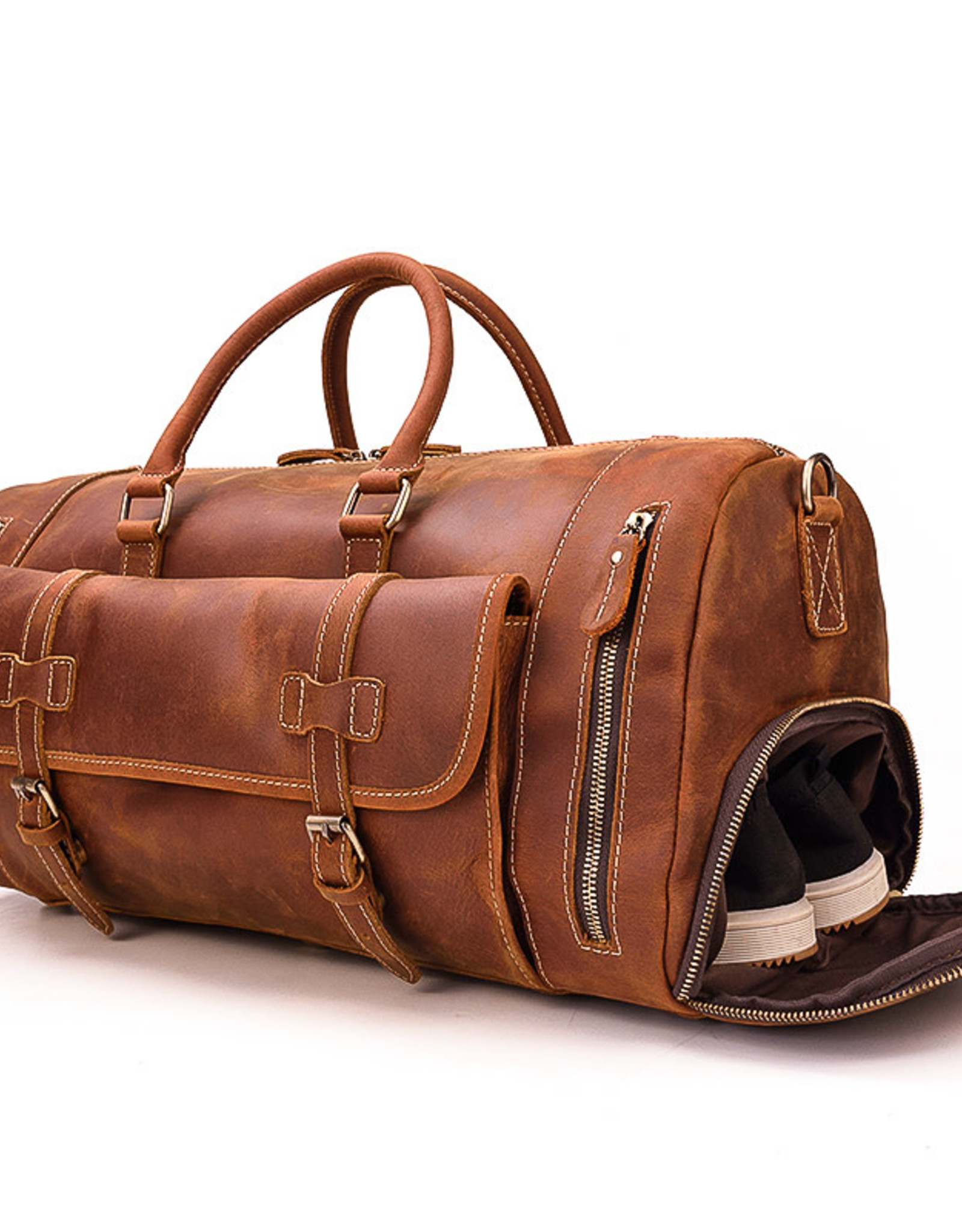 Ian Travel Luggage Bag Genuine Leather
