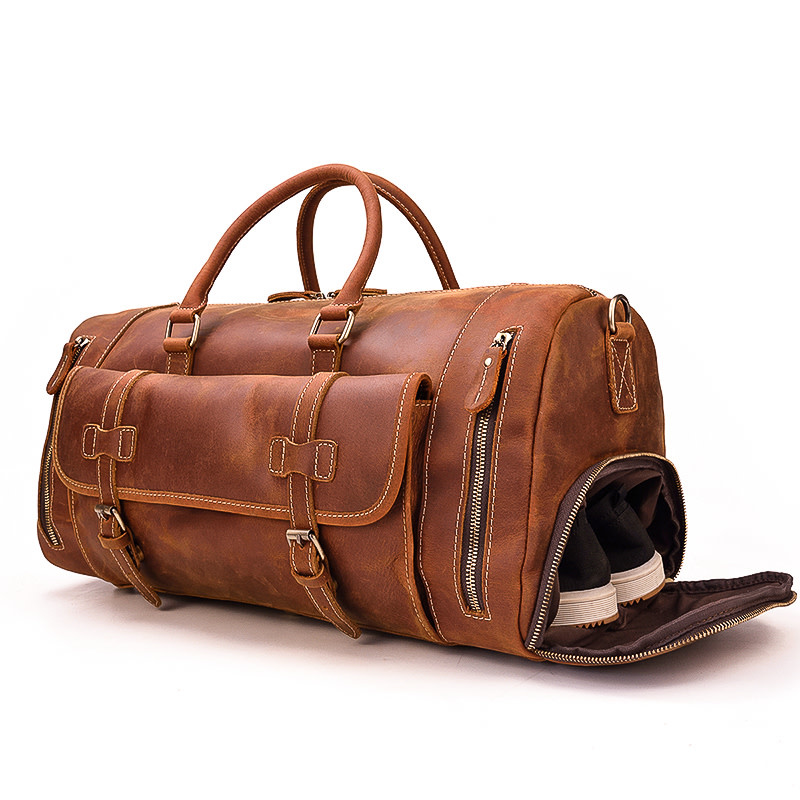Ian Travel Luggage Bag Genuine Leather