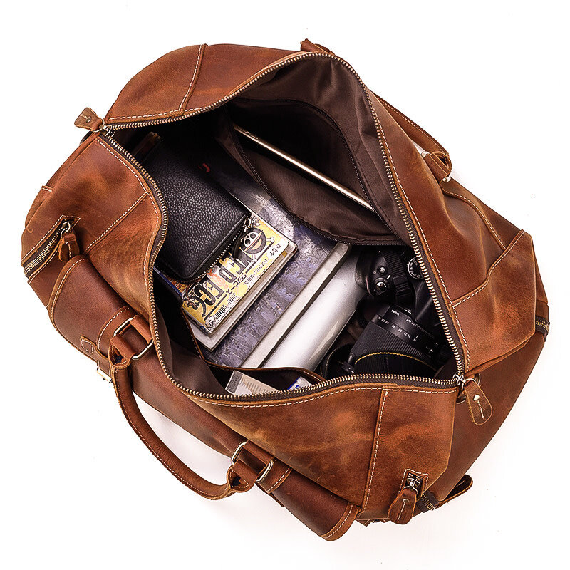 Ian Travel Luggage Bag Genuine Leather