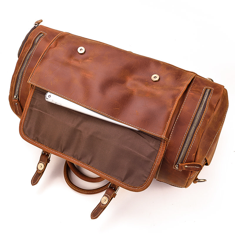 Ian Travel Luggage Bag Genuine Leather