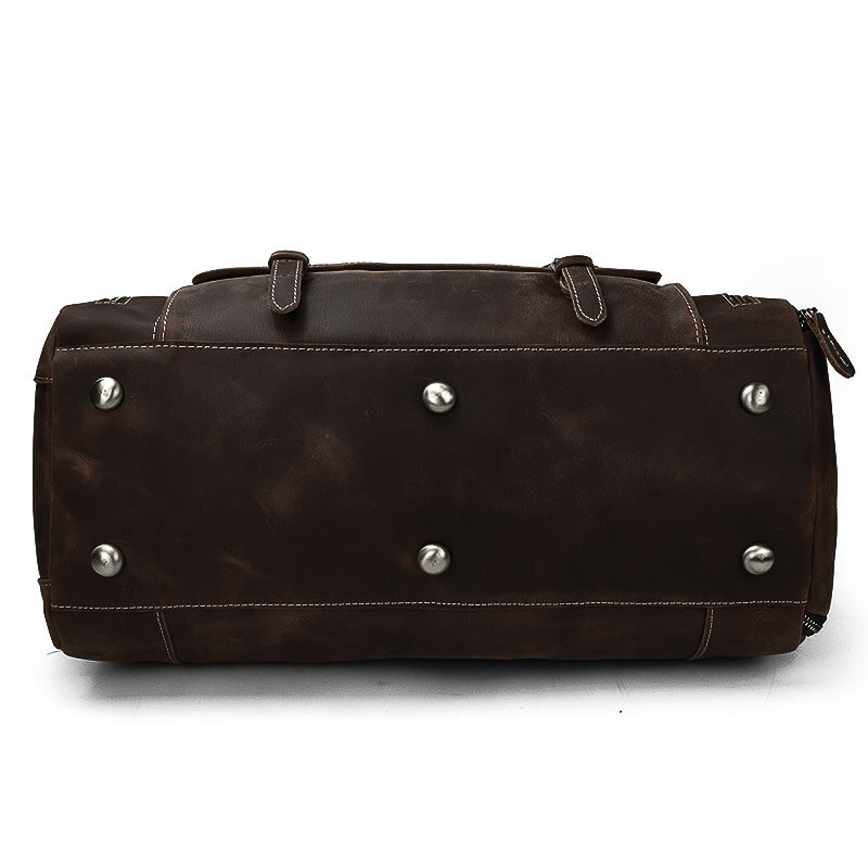 Carson Travel Luggage Bag Genuine Leather