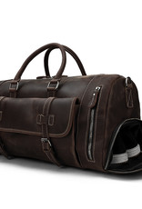 Carson Travel Luggage Bag Genuine Leather