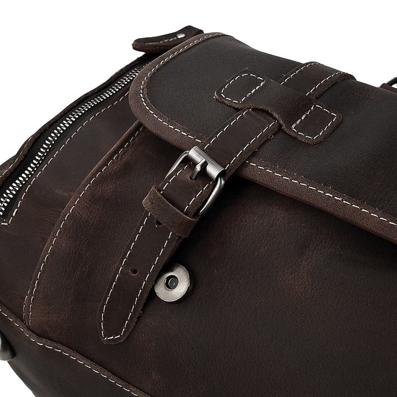 Carson Travel Luggage Bag Genuine Leather