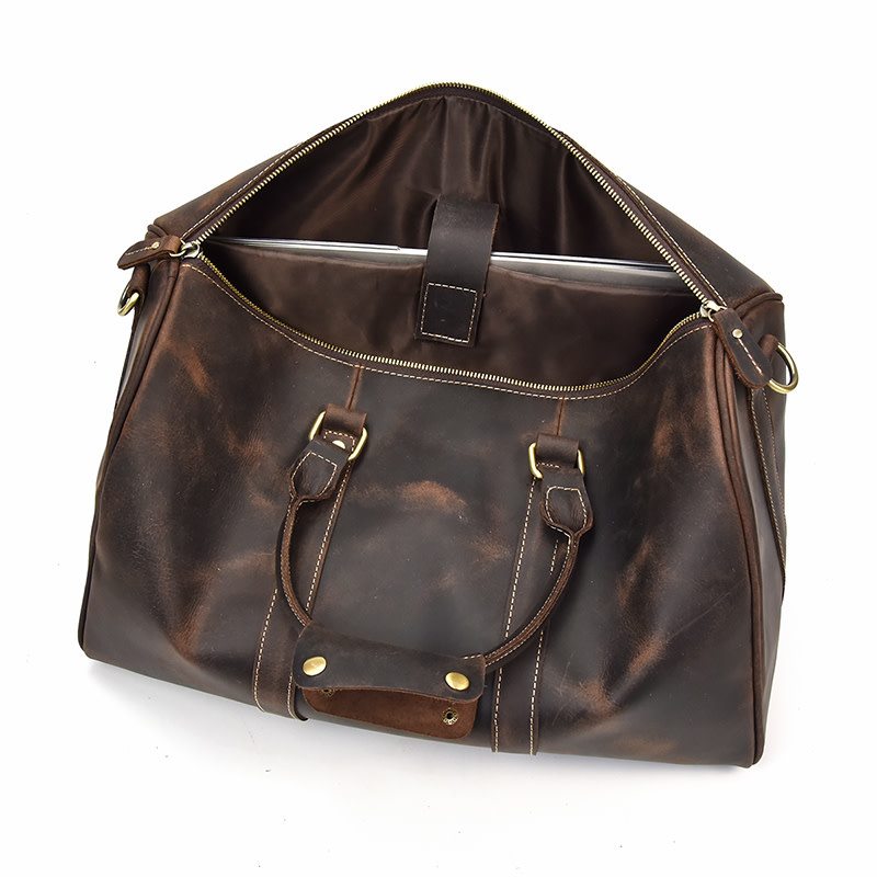 Jaxson Travel Luggage Bag Genuine Leather