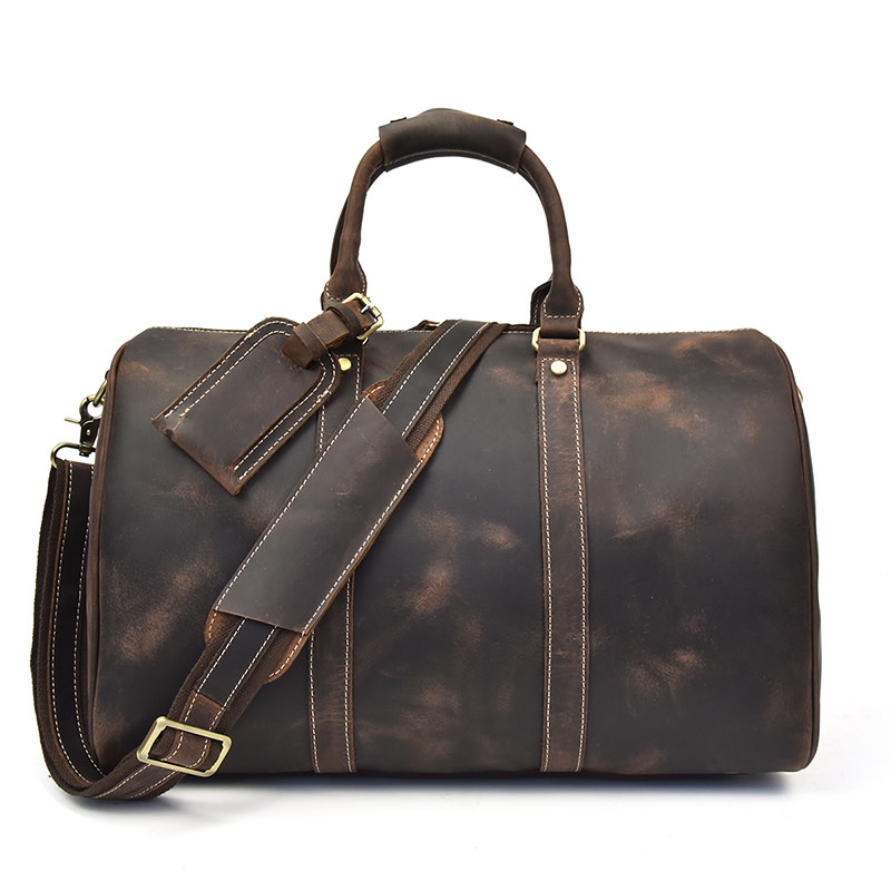Jaxson Travel Luggage Bag Genuine Leather